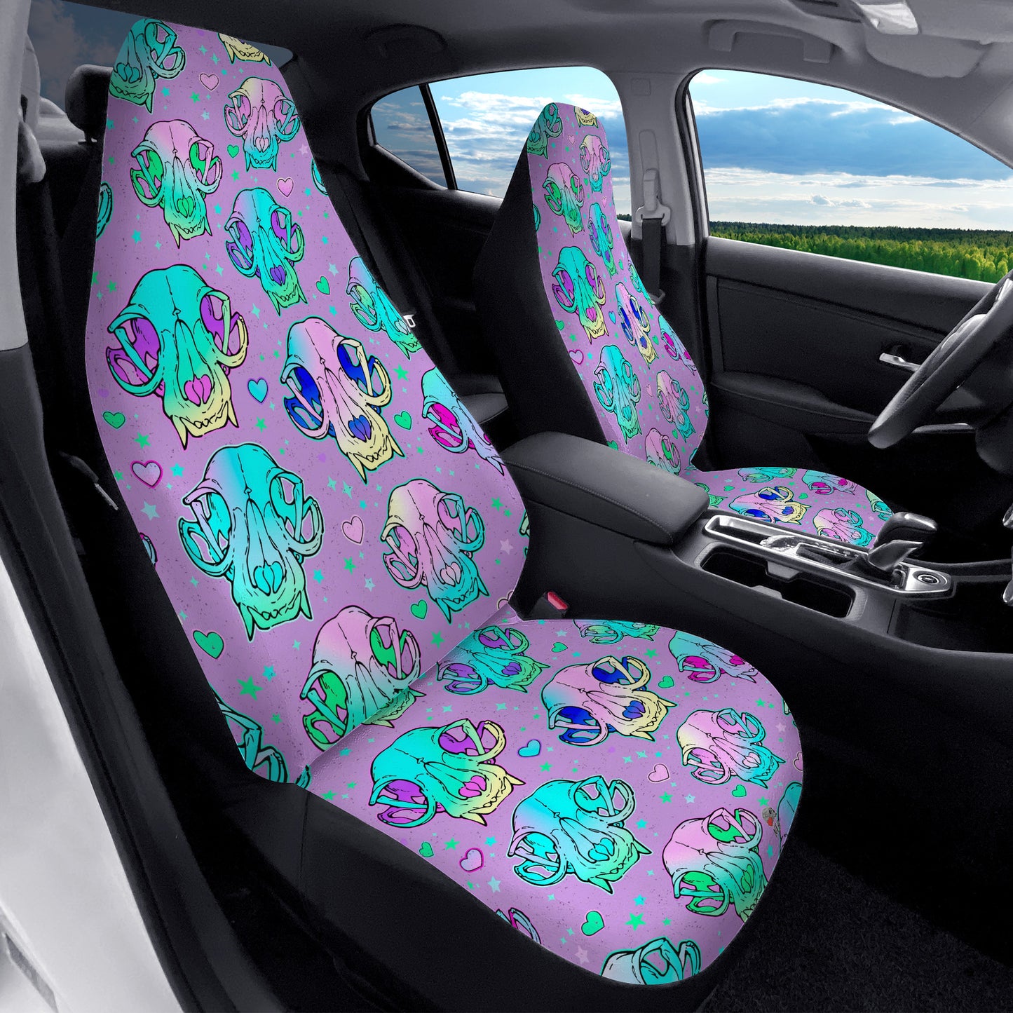 Dream Land Skulls Car Seat Covers