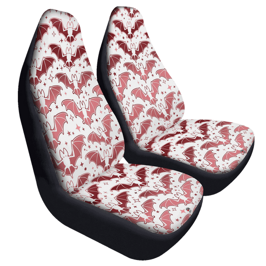 Pink Bats Car Seat Covers