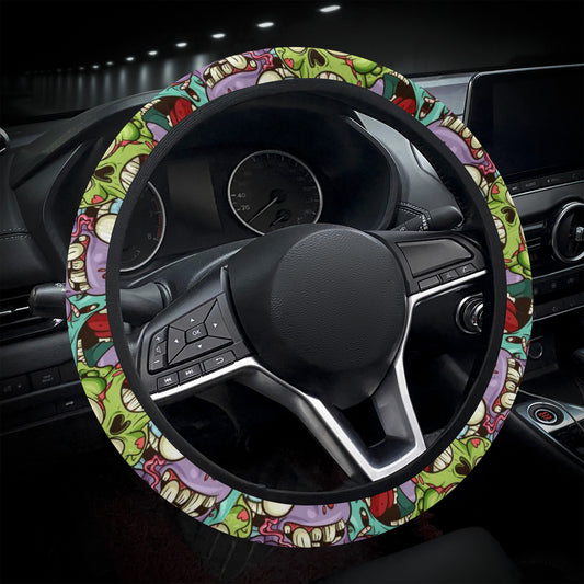 Zombie Horde Car Steering Wheel Covers - NeoSkull