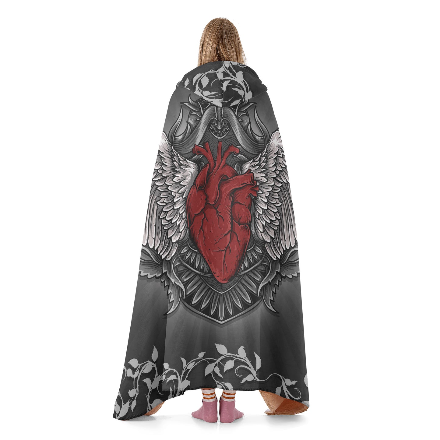 Hardened Heart Hooded Blanket