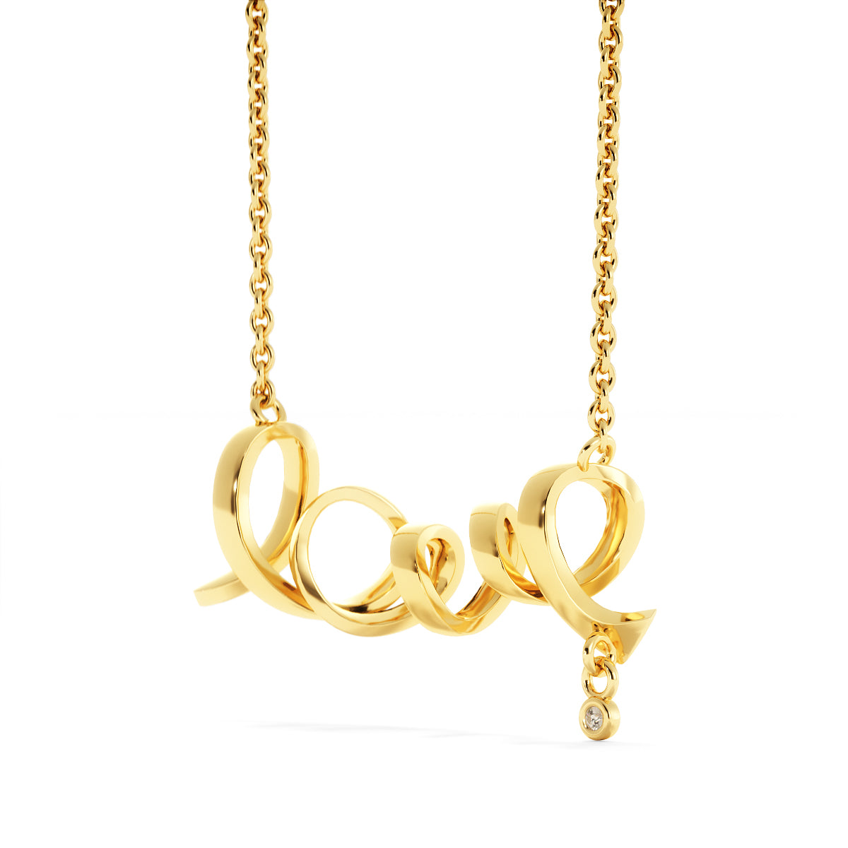 Falling in Love Necklace, Wife Pendant Gift - NeoSkull
