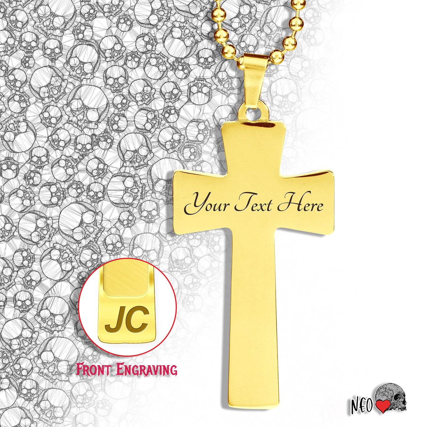 custom jewelry gold cross