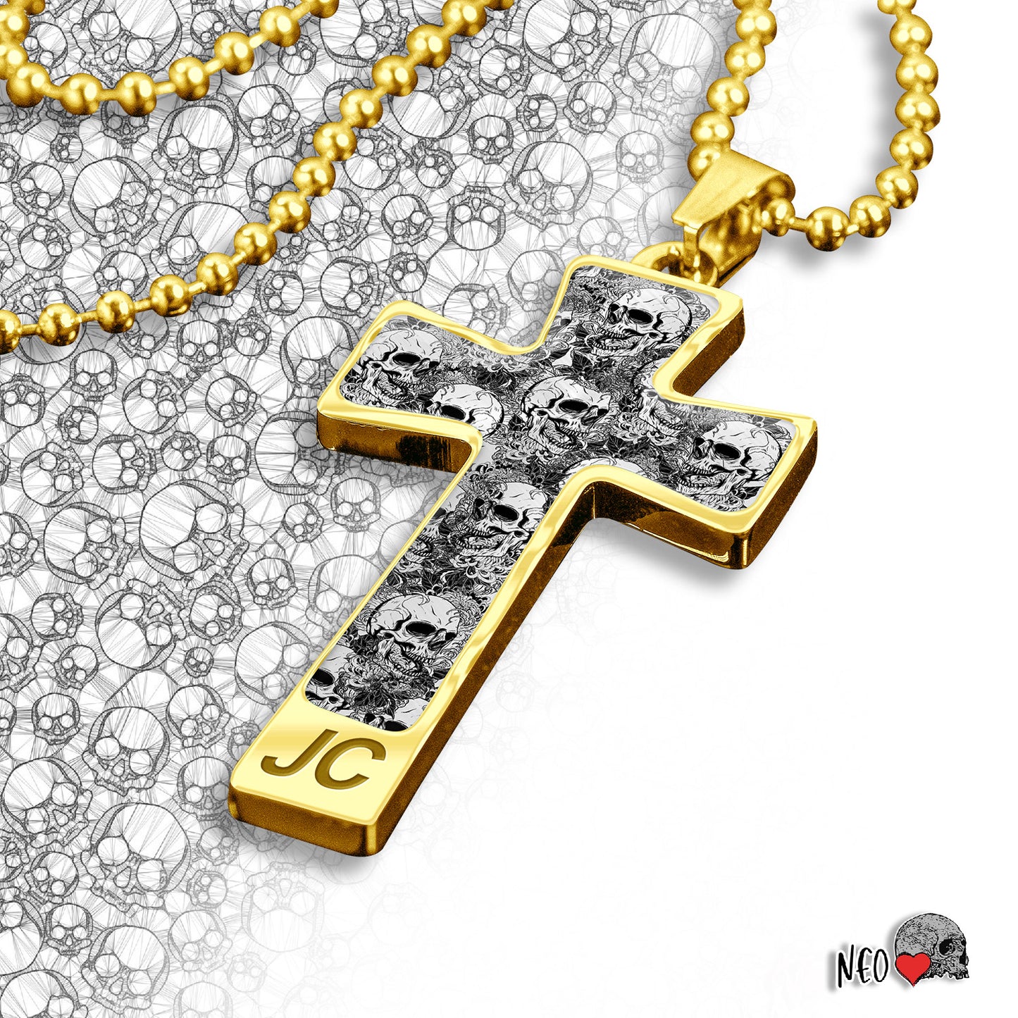 Skull Cross Necklace - NeoSkull