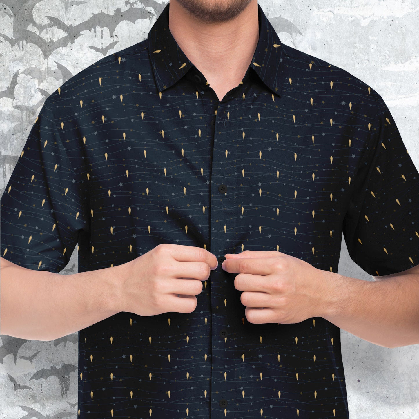 geek button-up shirt