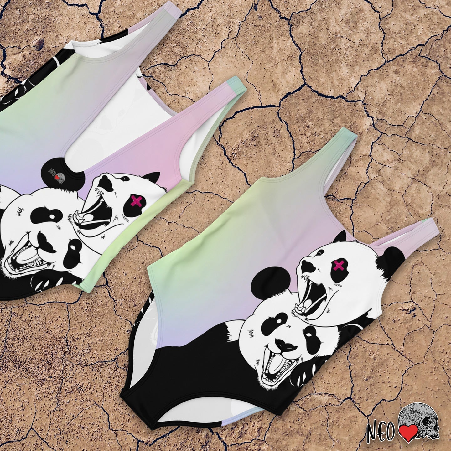 Panda Roar Swimsuit - NeoSkull