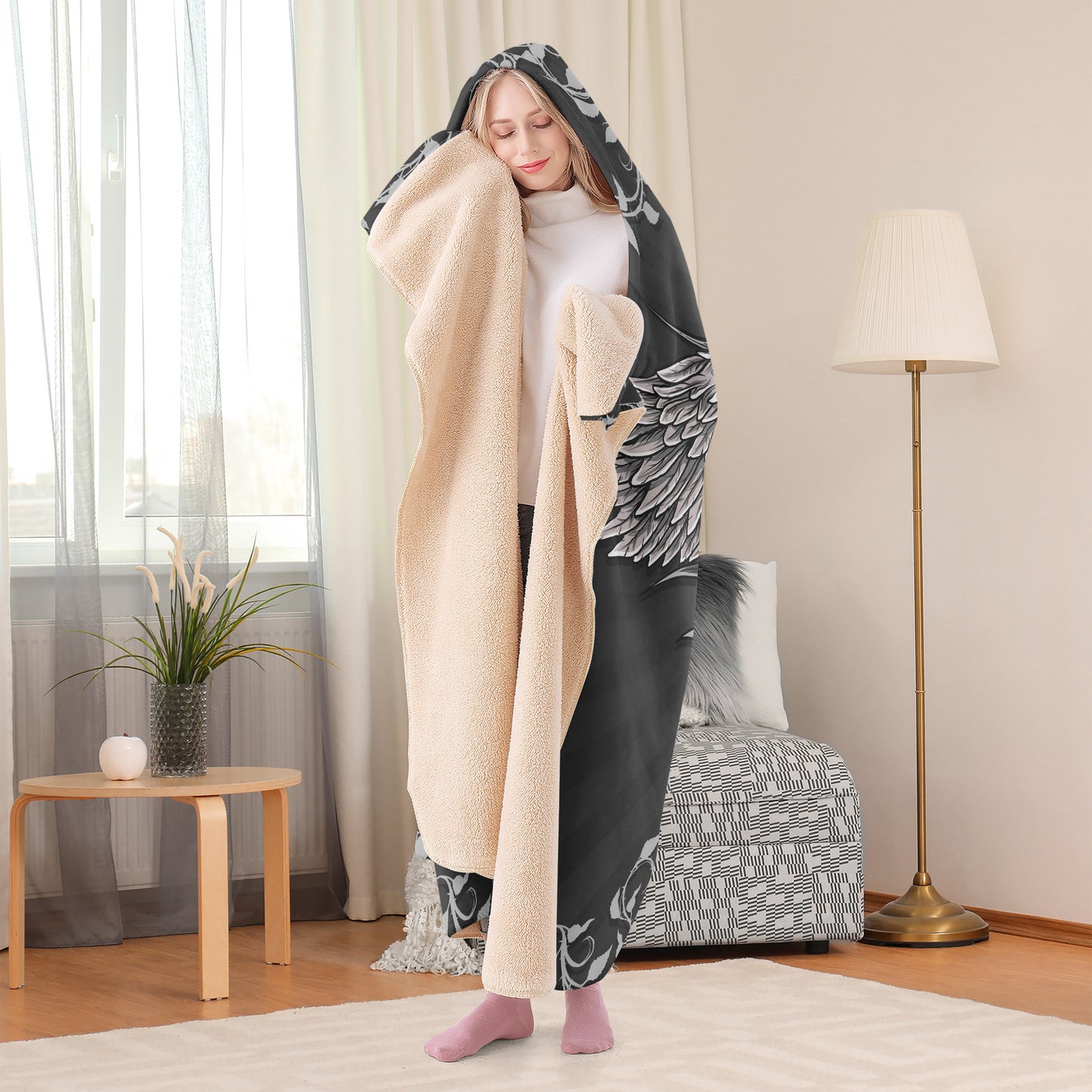 Hardened Heart Hooded Blanket