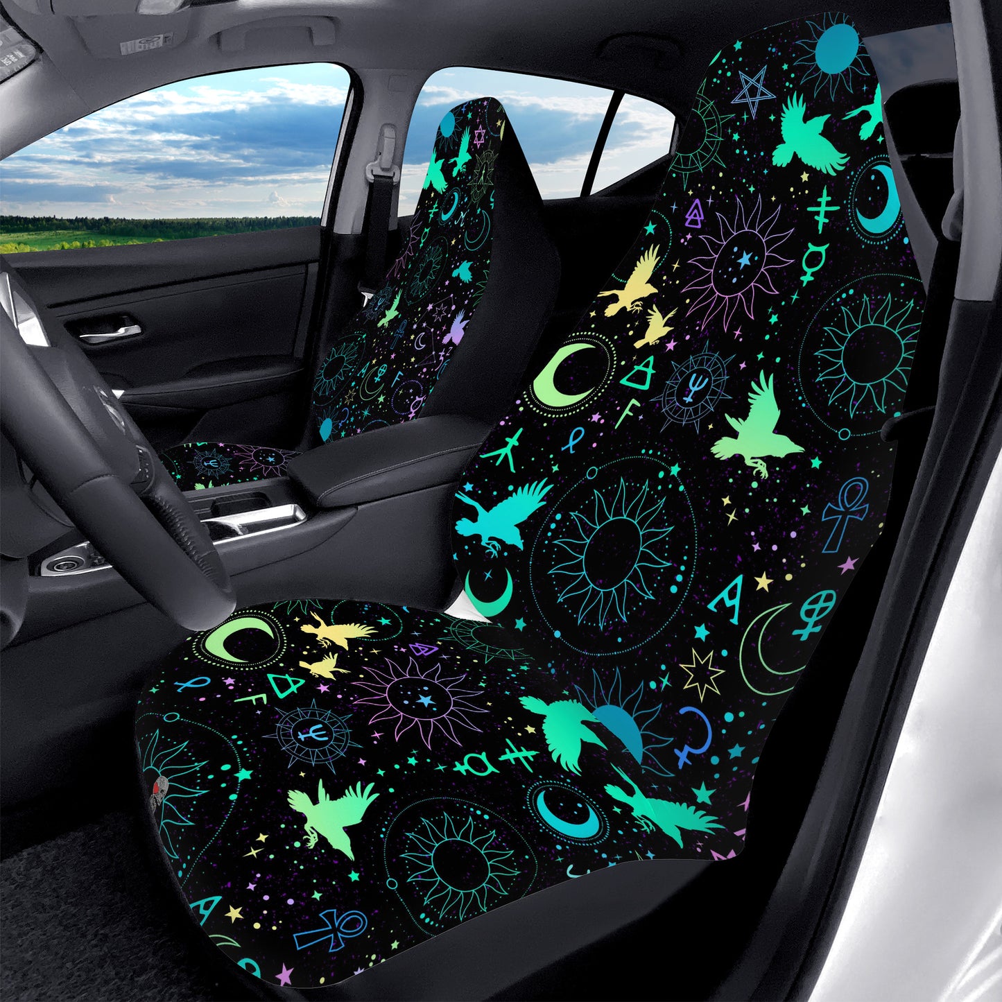 Mystic Crow Car Seat Covers