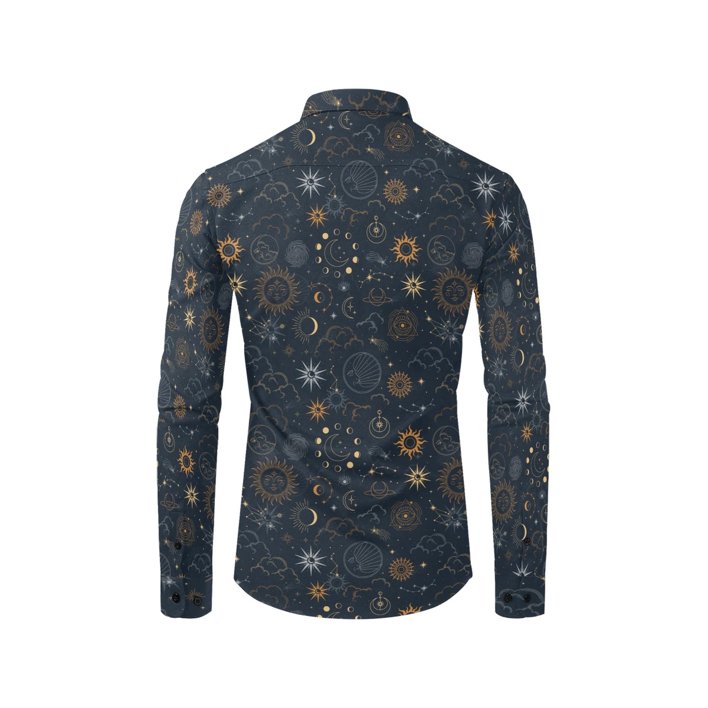 Celestial Men's All Over Print Long Sleeve Shirt (Without Pocket) (ModelT61)