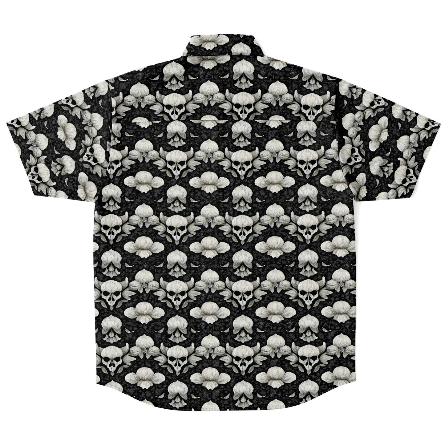 Devils Flower short sleeve button-up shirt