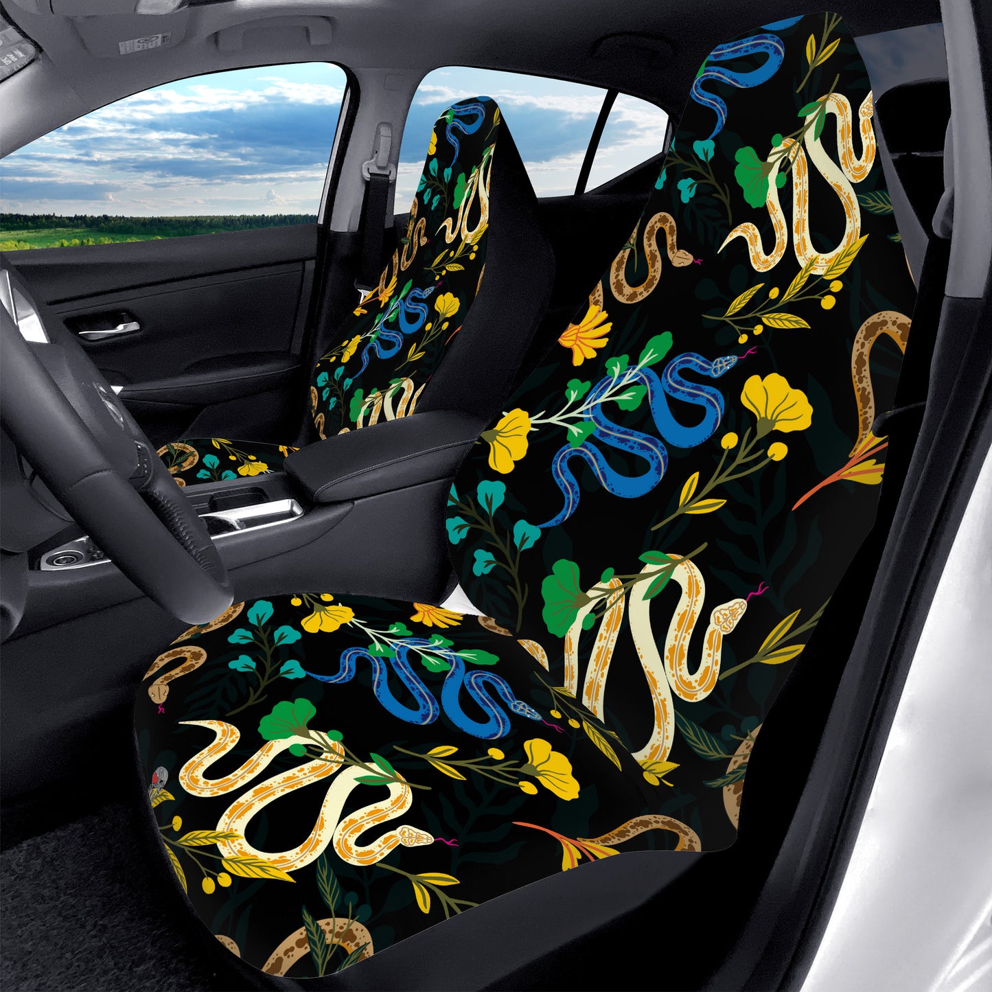 Boho Snakes Car Seat Covers