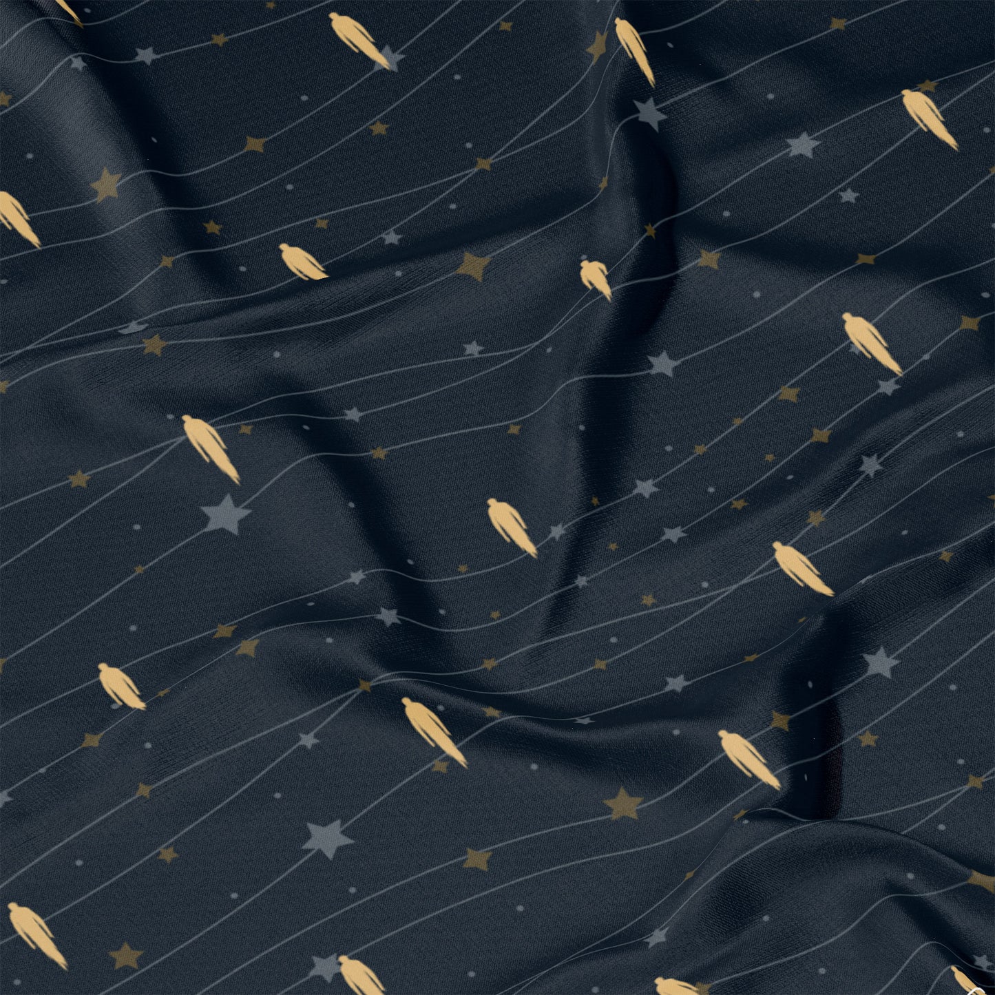 ufo abdaction pattern fabric by Neoskull