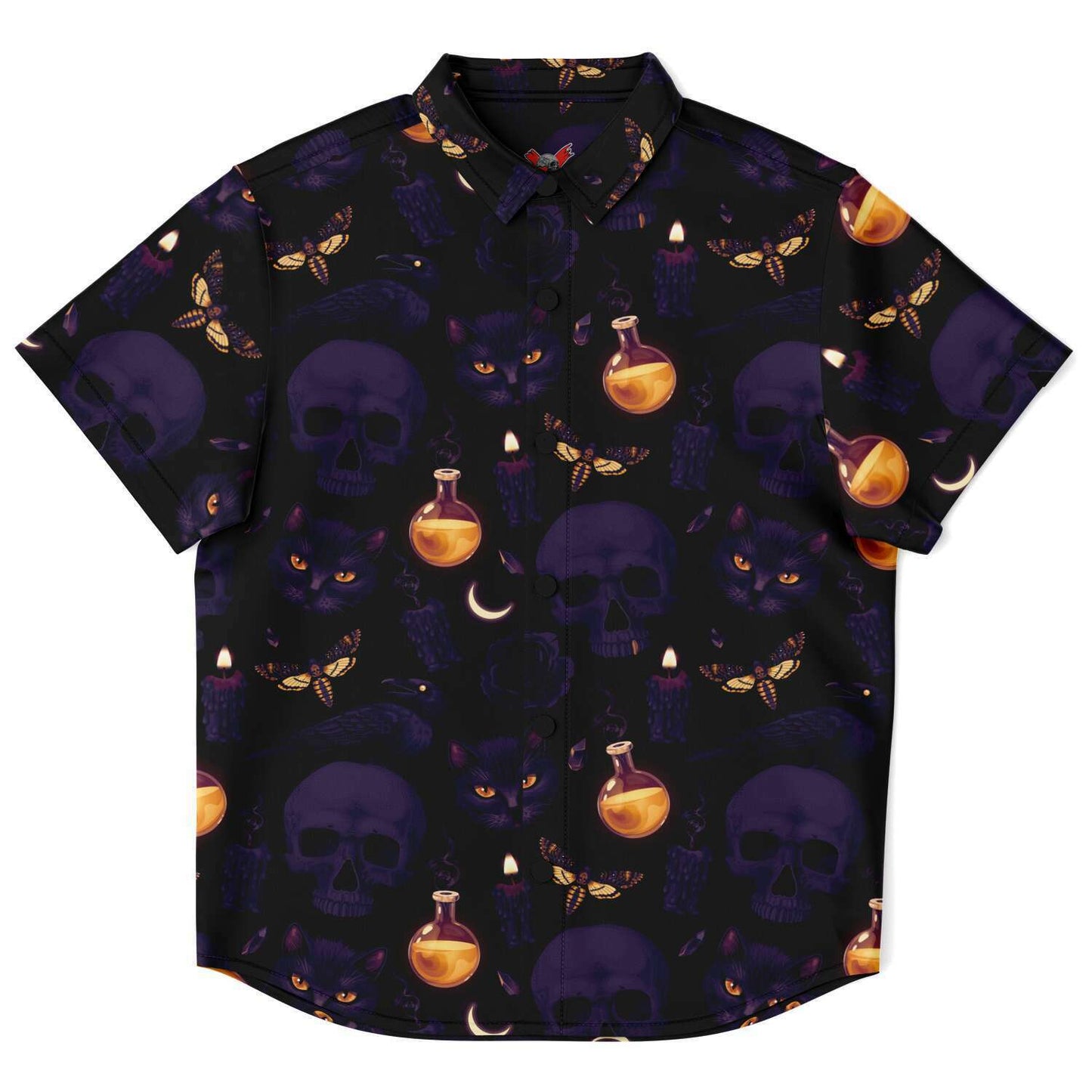 Black Magic Youth short sleeve button-up shirt