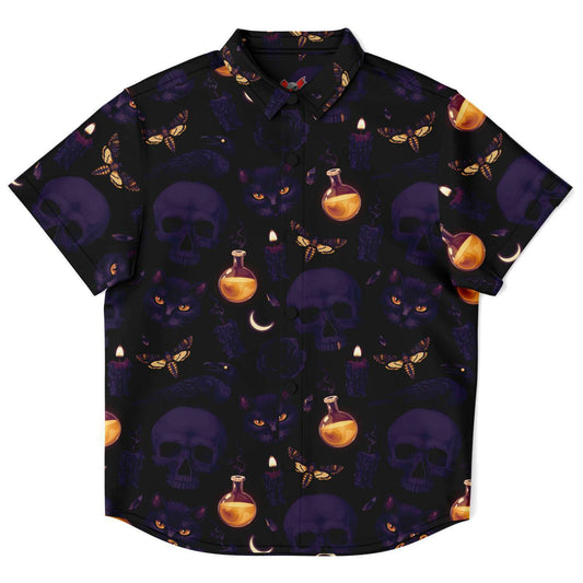 Black Magic Youth short sleeve button-up shirt