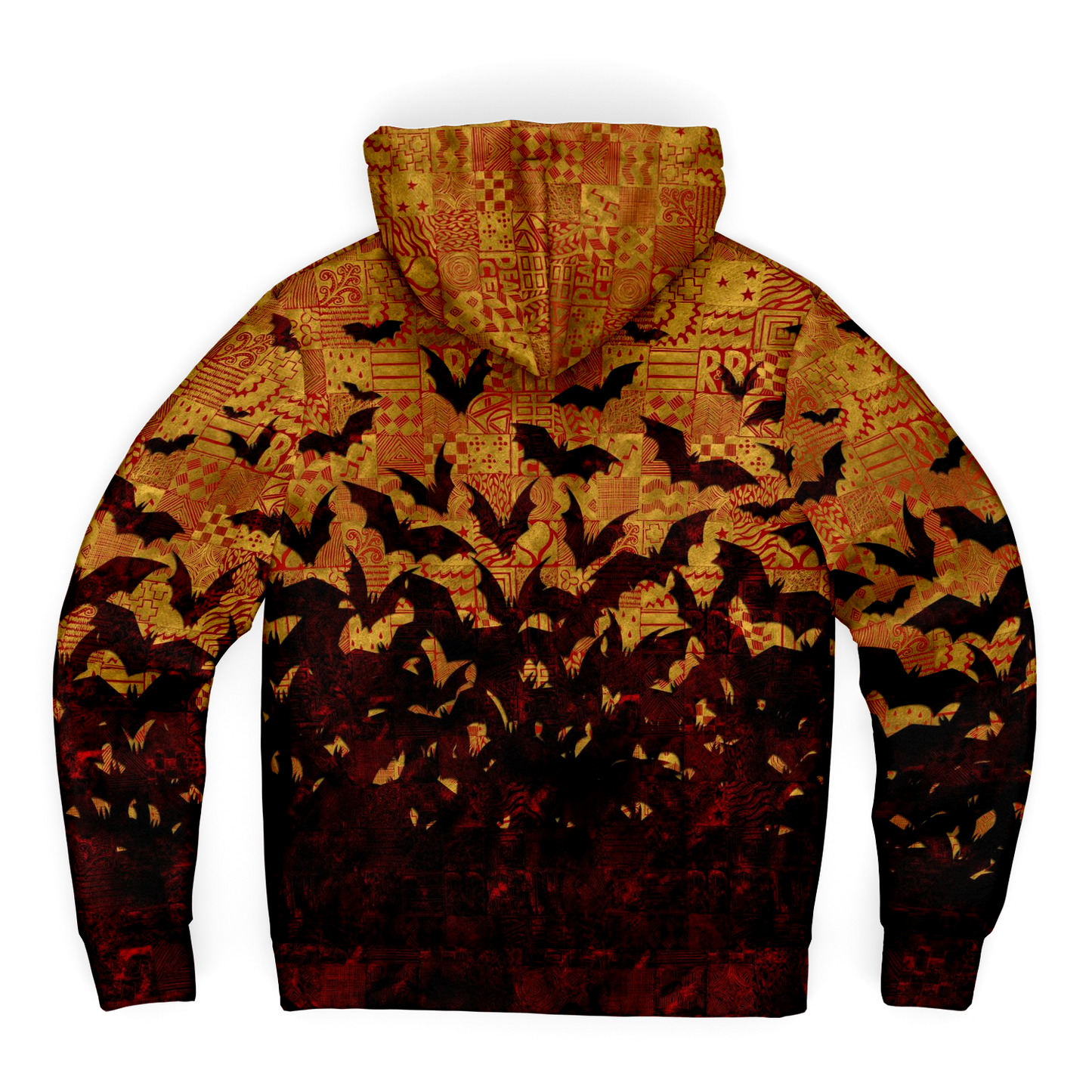 Metamorphosis microfleece zip-up hoodie - NeoSkull