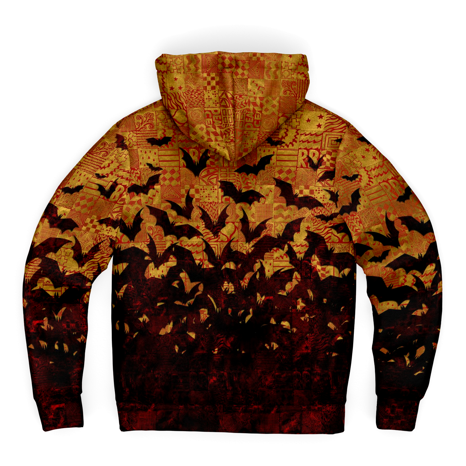 Metamorphosis microfleece zip-up hoodie - NeoSkull