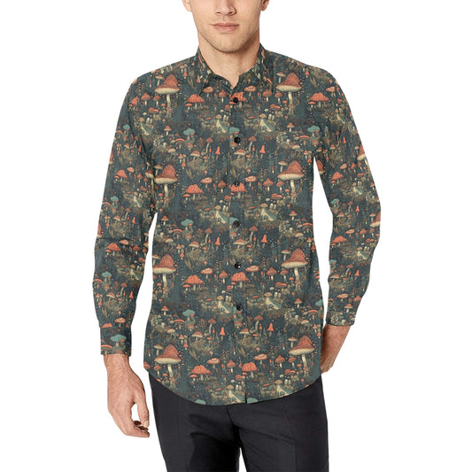 Ancient Forest Long-sleeved button-up shirt
