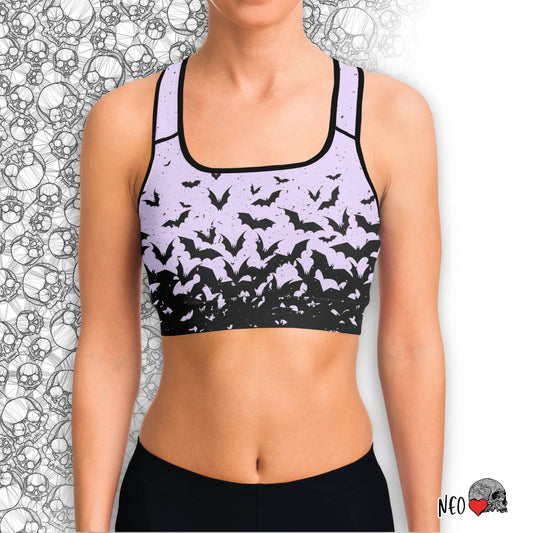 Bat Swarm Sport Bra - NeoSkull
