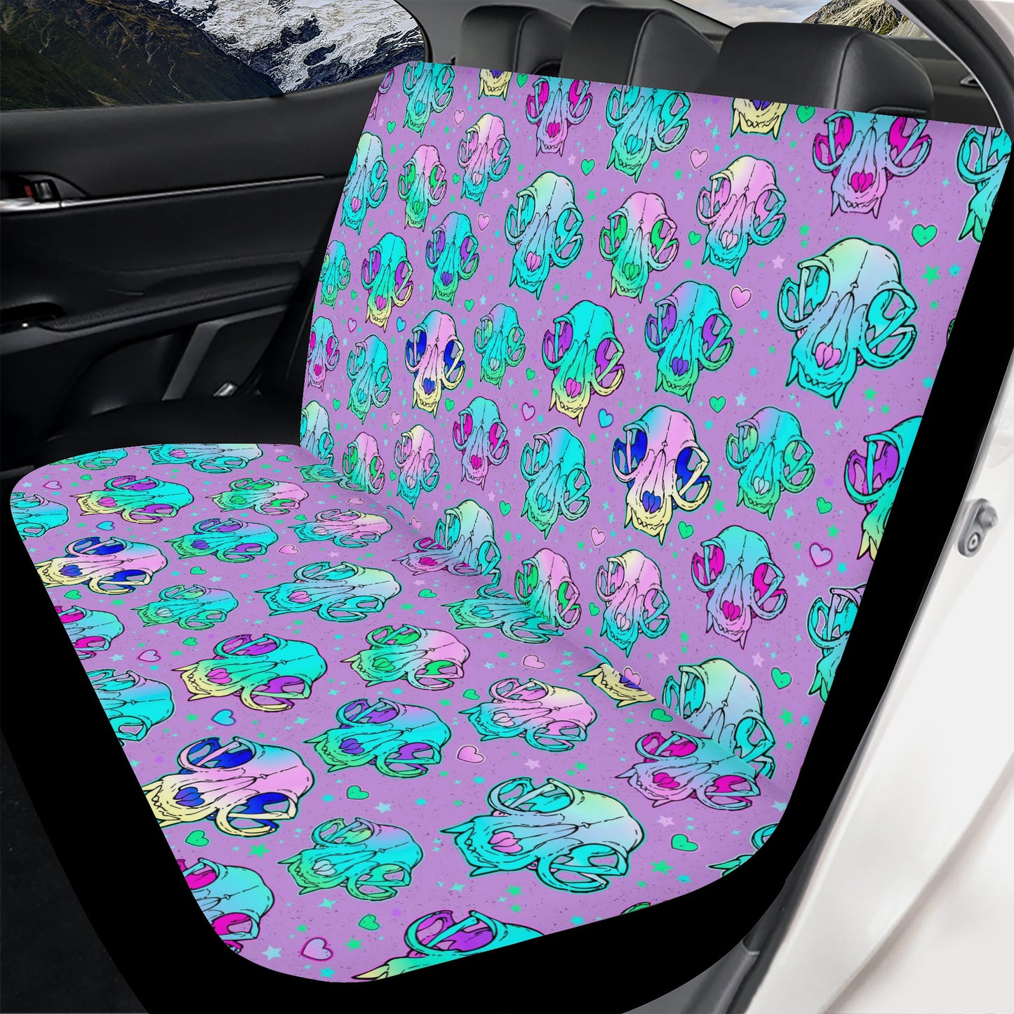 NeonSkull Full Seat Cover Set