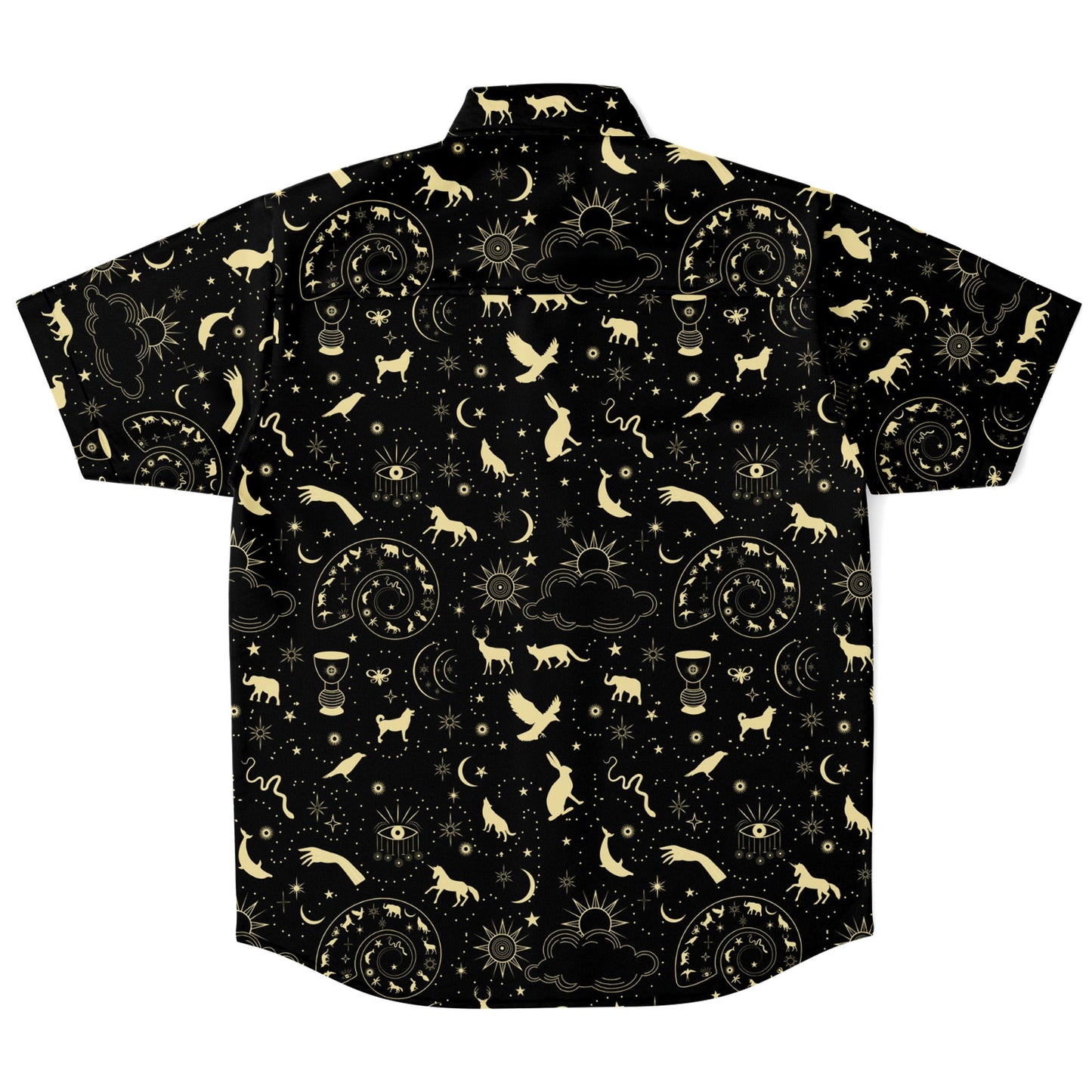 The magic is within us short sleeve button-up shirt