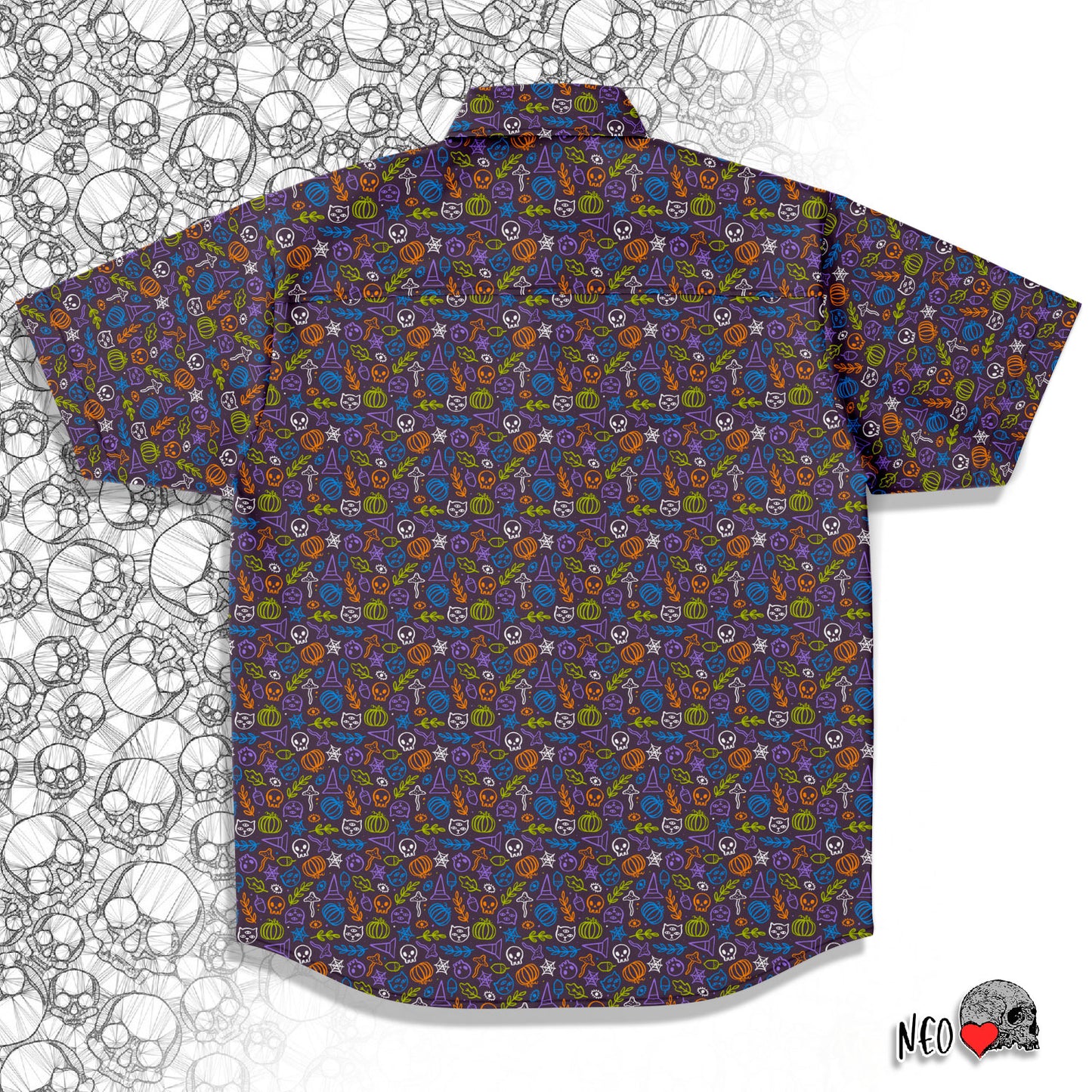 The crazed short sleeve button down shirt