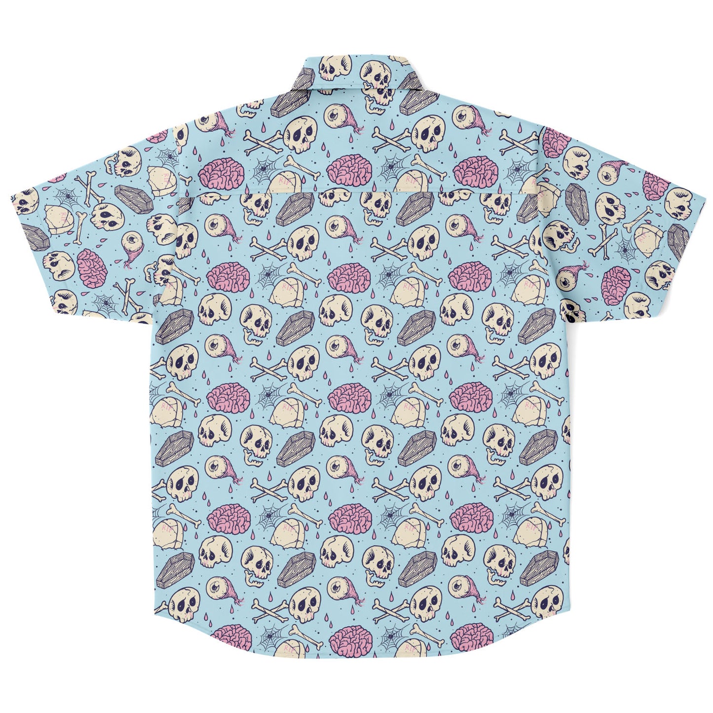 Blue Dream short sleeve button down shirt