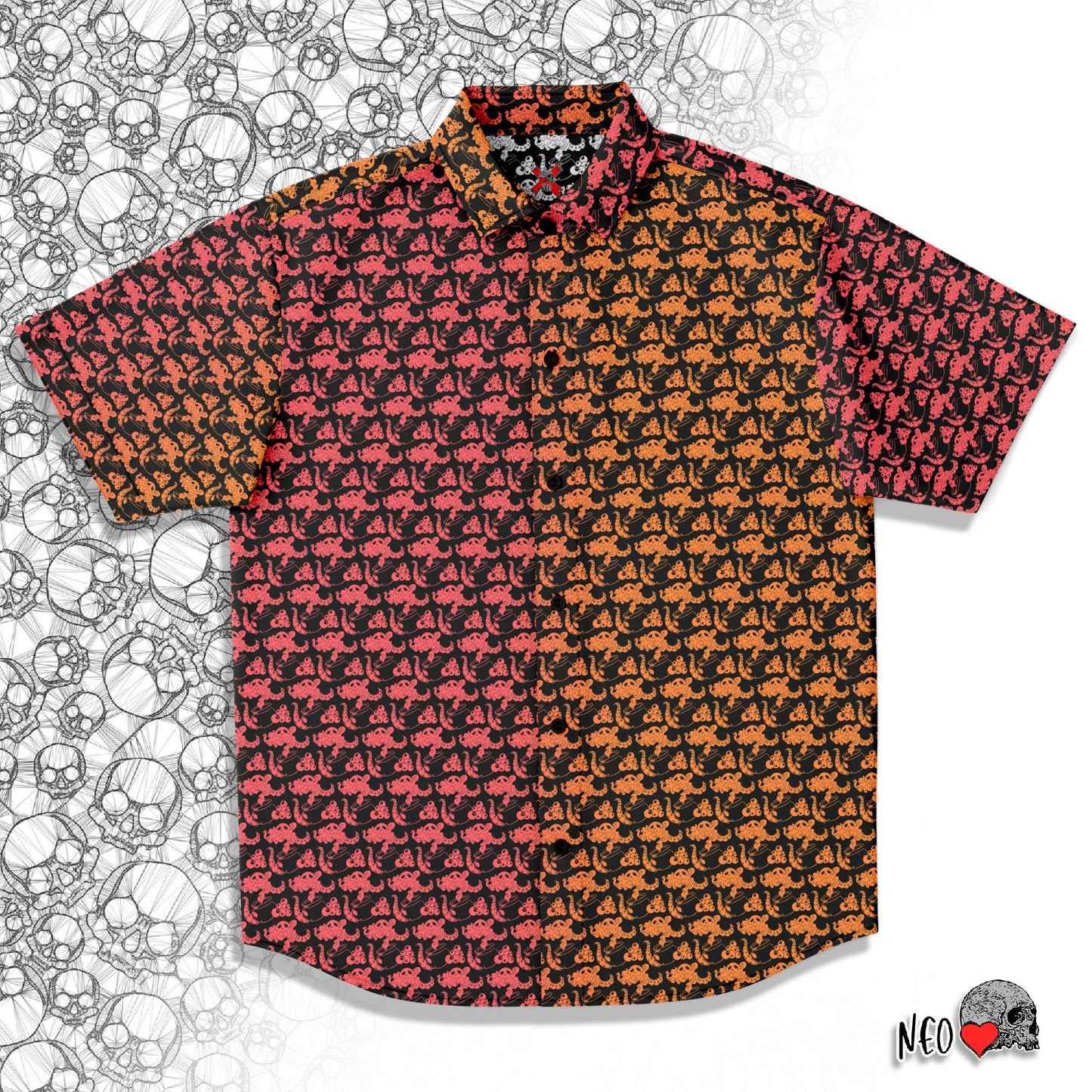 Magic Aftershock short sleeve button down shirt