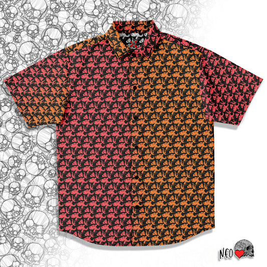 Magic Aftershock short sleeve button down shirt