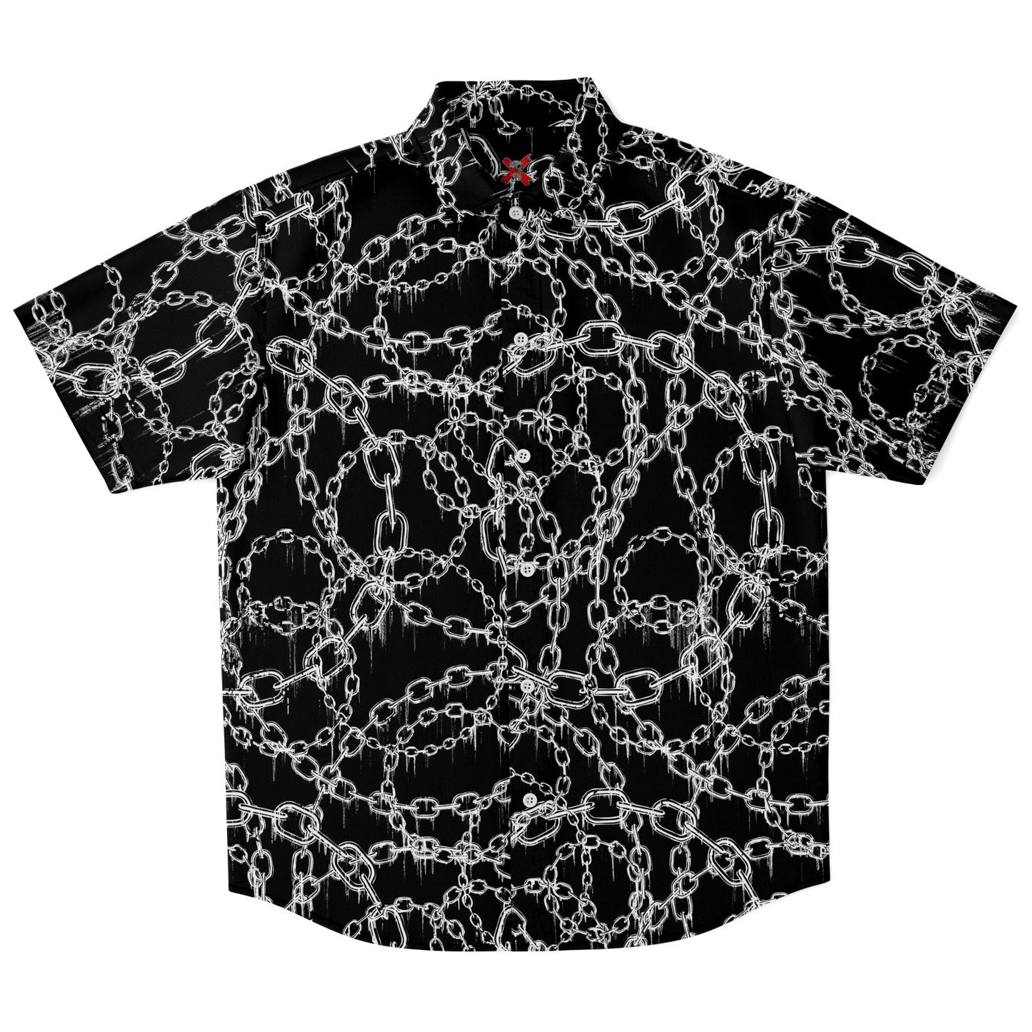 Chained Personalized short sleeve button down shirt