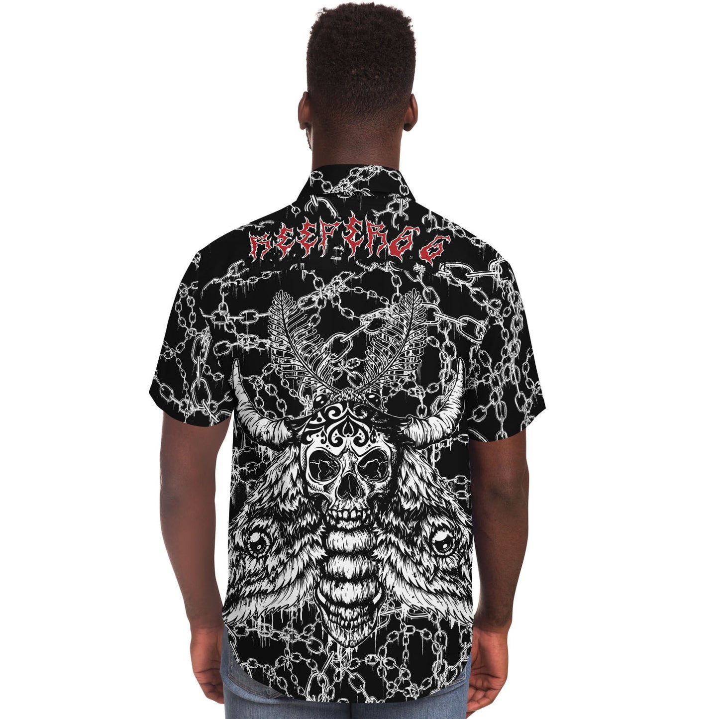 Chained Personalized short sleeve button down shirt