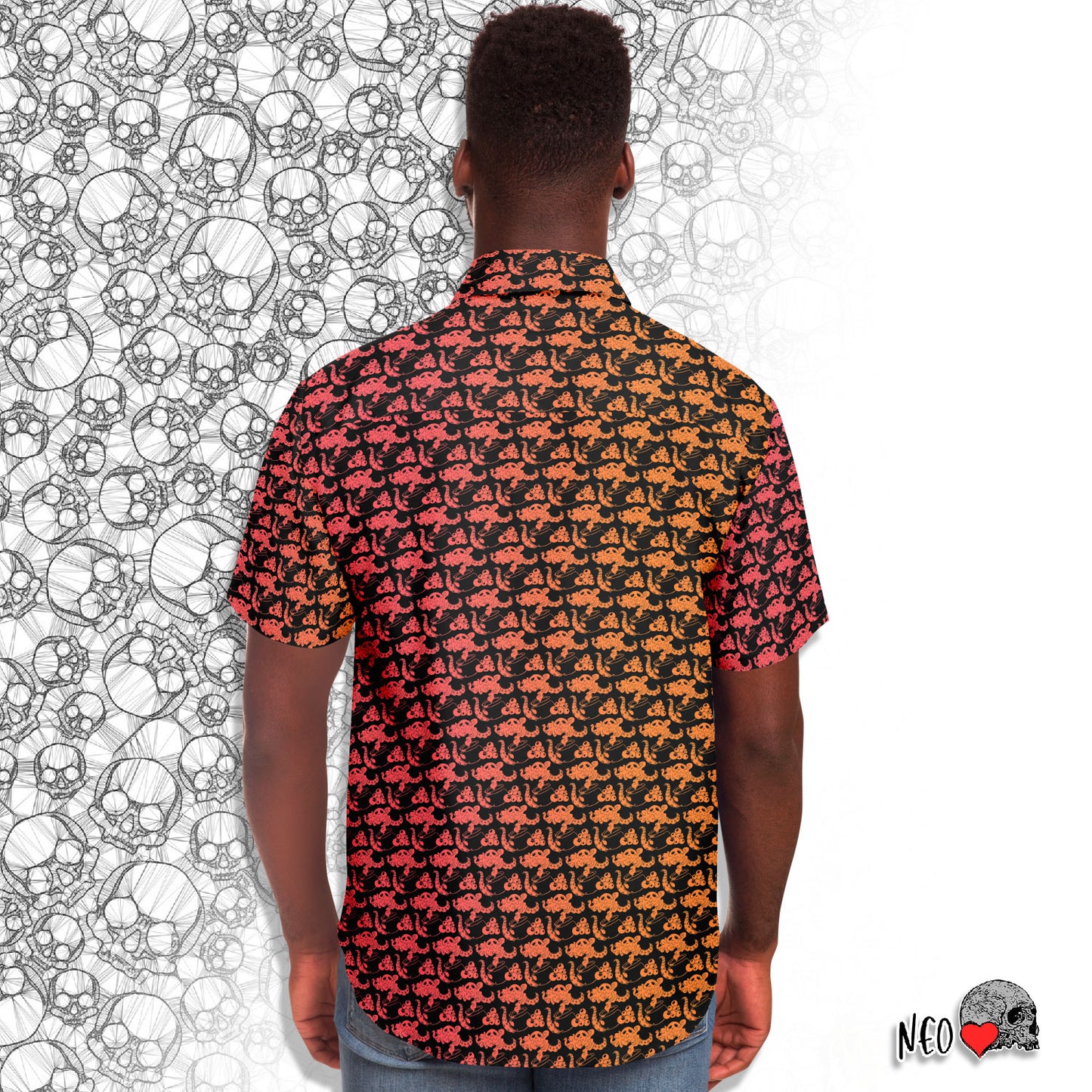 Magic Aftershock short sleeve button down shirt