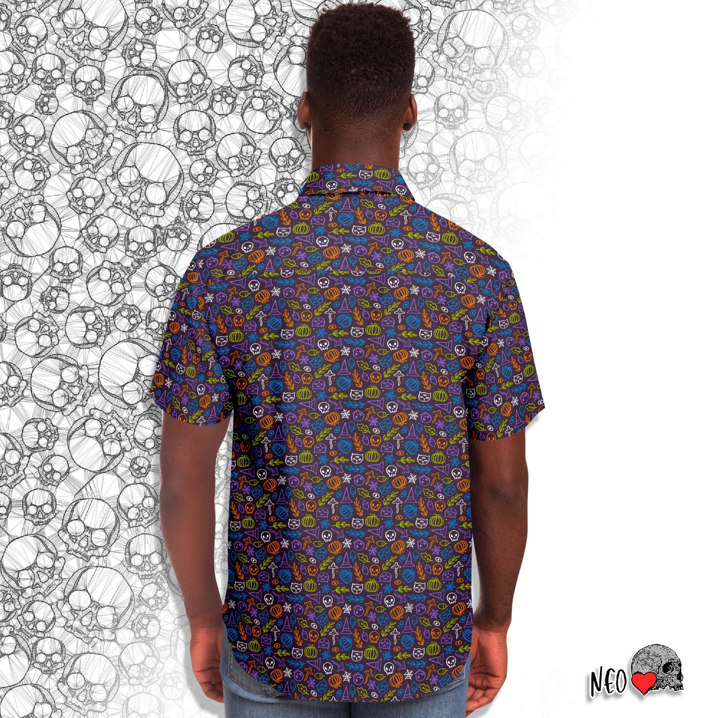 The crazed short sleeve button down shirt