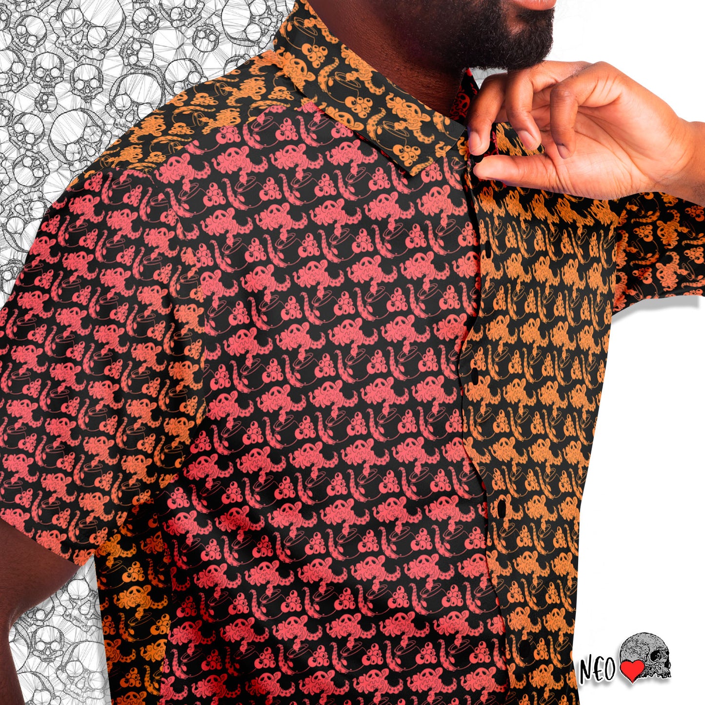 Magic Aftershock short sleeve button down shirt