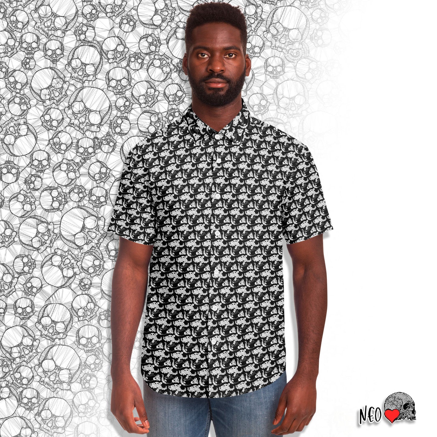 Magic in the Air short sleeve button down shirt