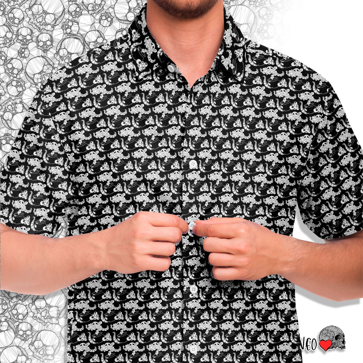 Magic in the Air short sleeve button down shirt
