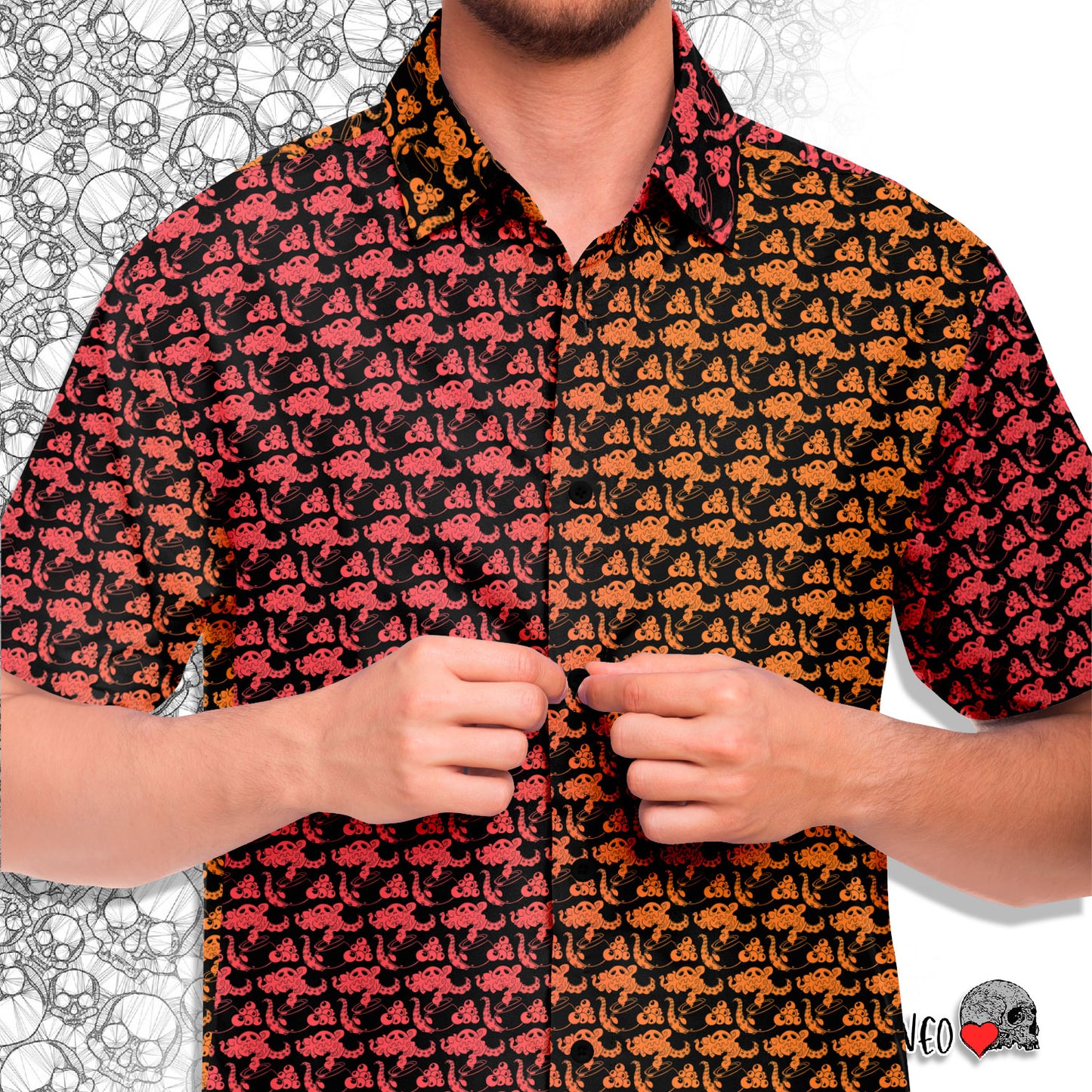 Magic Aftershock short sleeve button down shirt