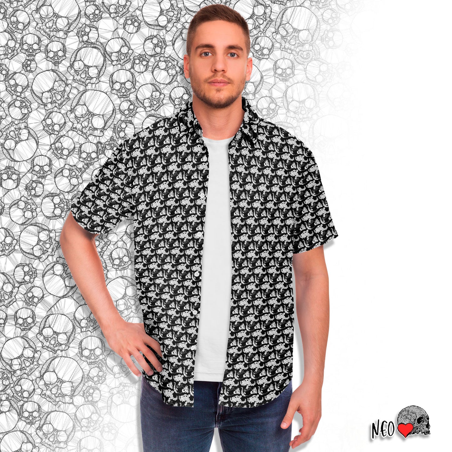 Magic in the Air short sleeve button down shirt