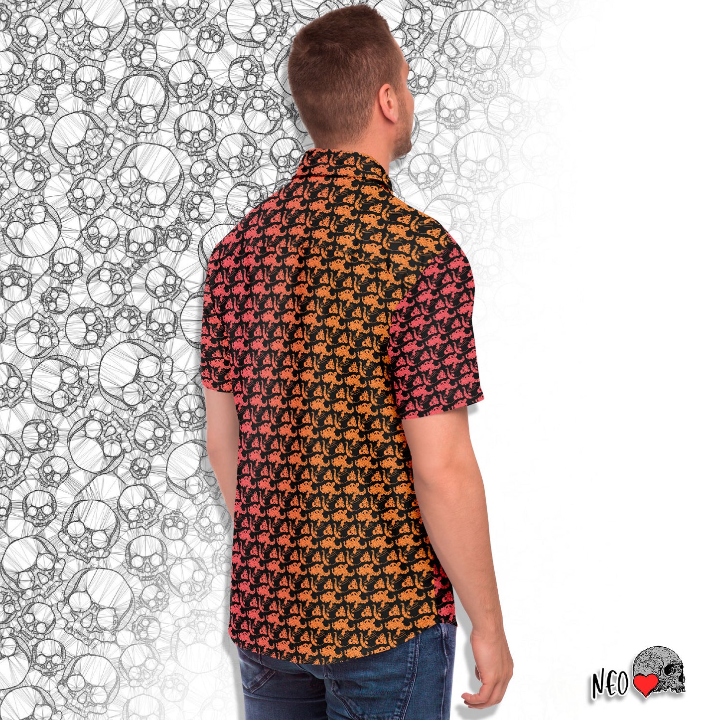 Magic Aftershock short sleeve button down shirt