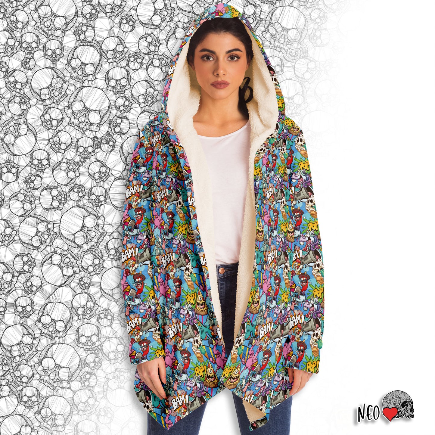 cartoon horror art Hooded Cloak
