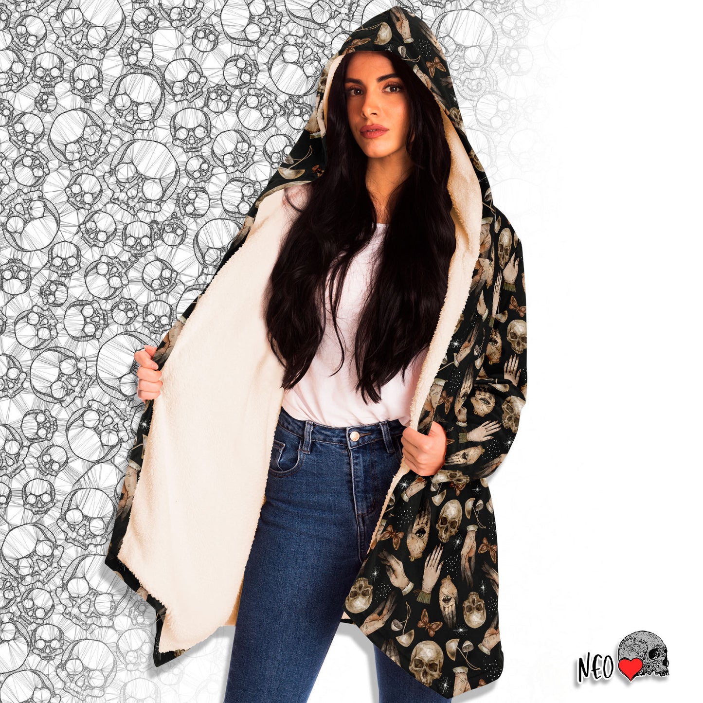 Occult Mystery Hooded Cloak
