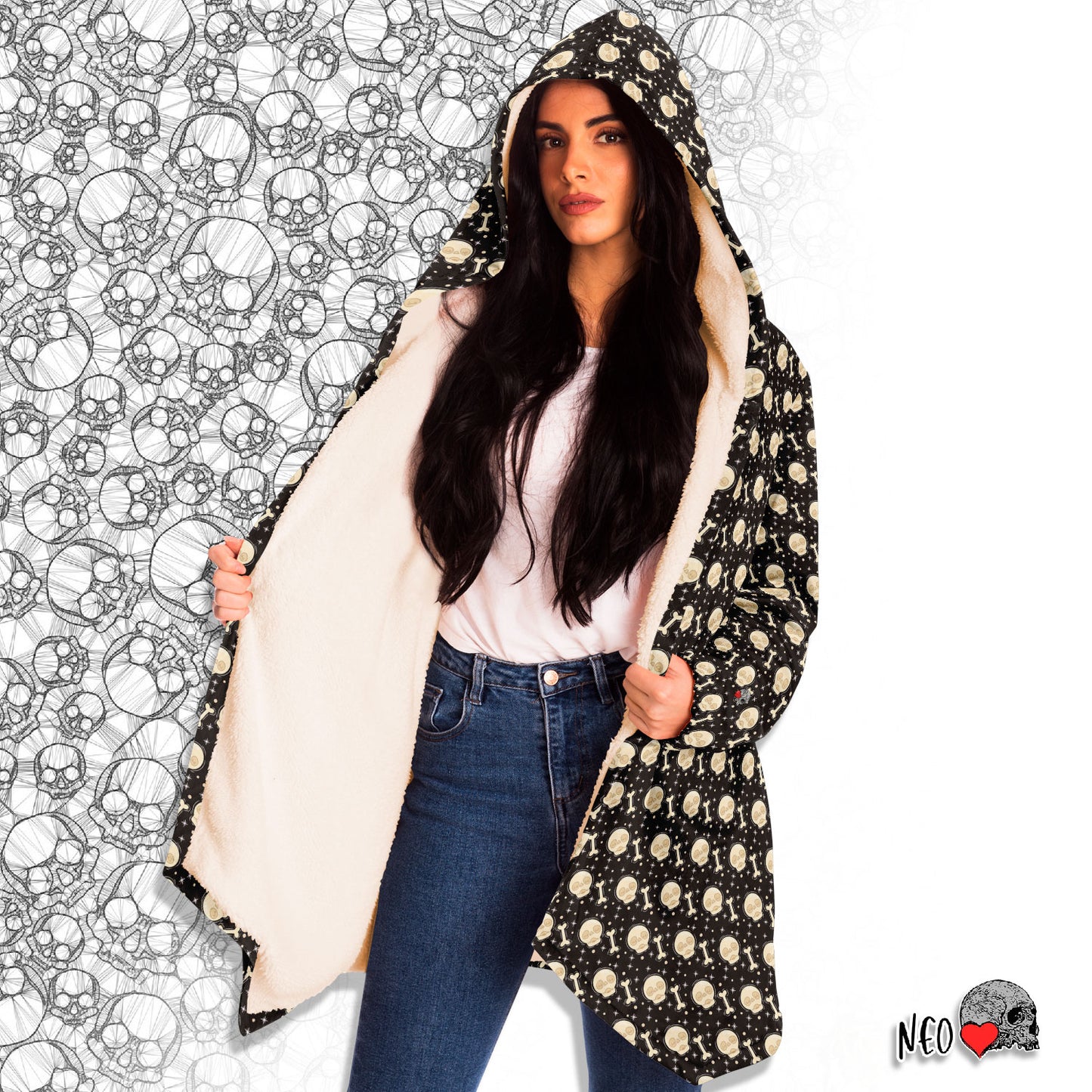witch cloak with hood
