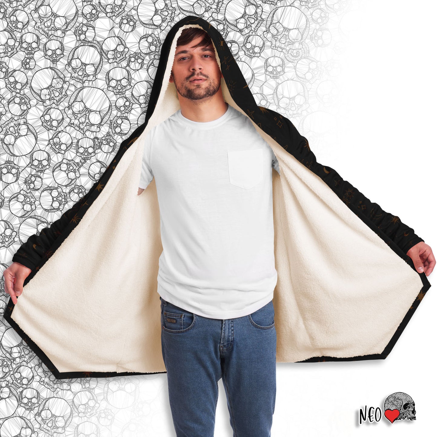 gothic hooded coat