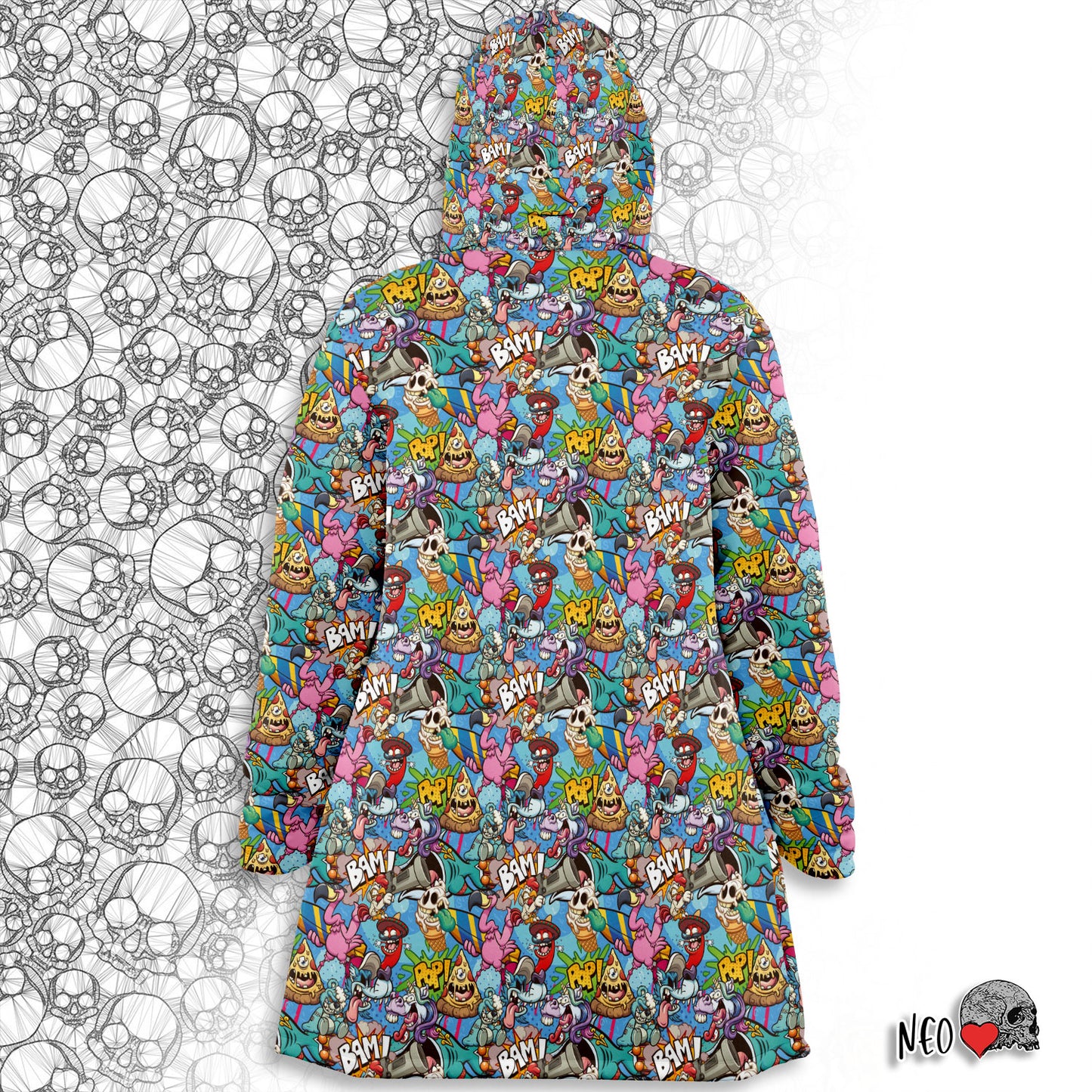 cartoon horror art Hooded Cloak