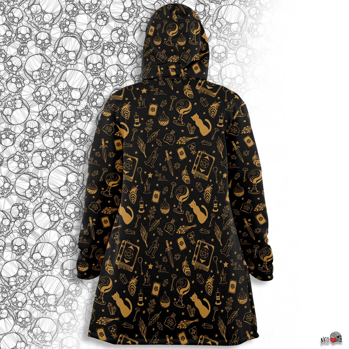 witch hooded cloak - neoskull