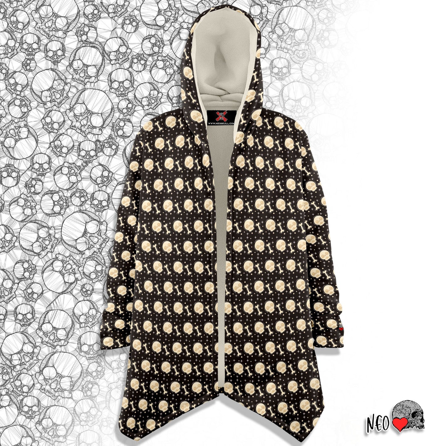 goth hooded cloak