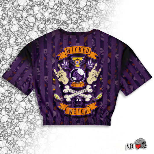 wicked witch cropped sweatshirt
