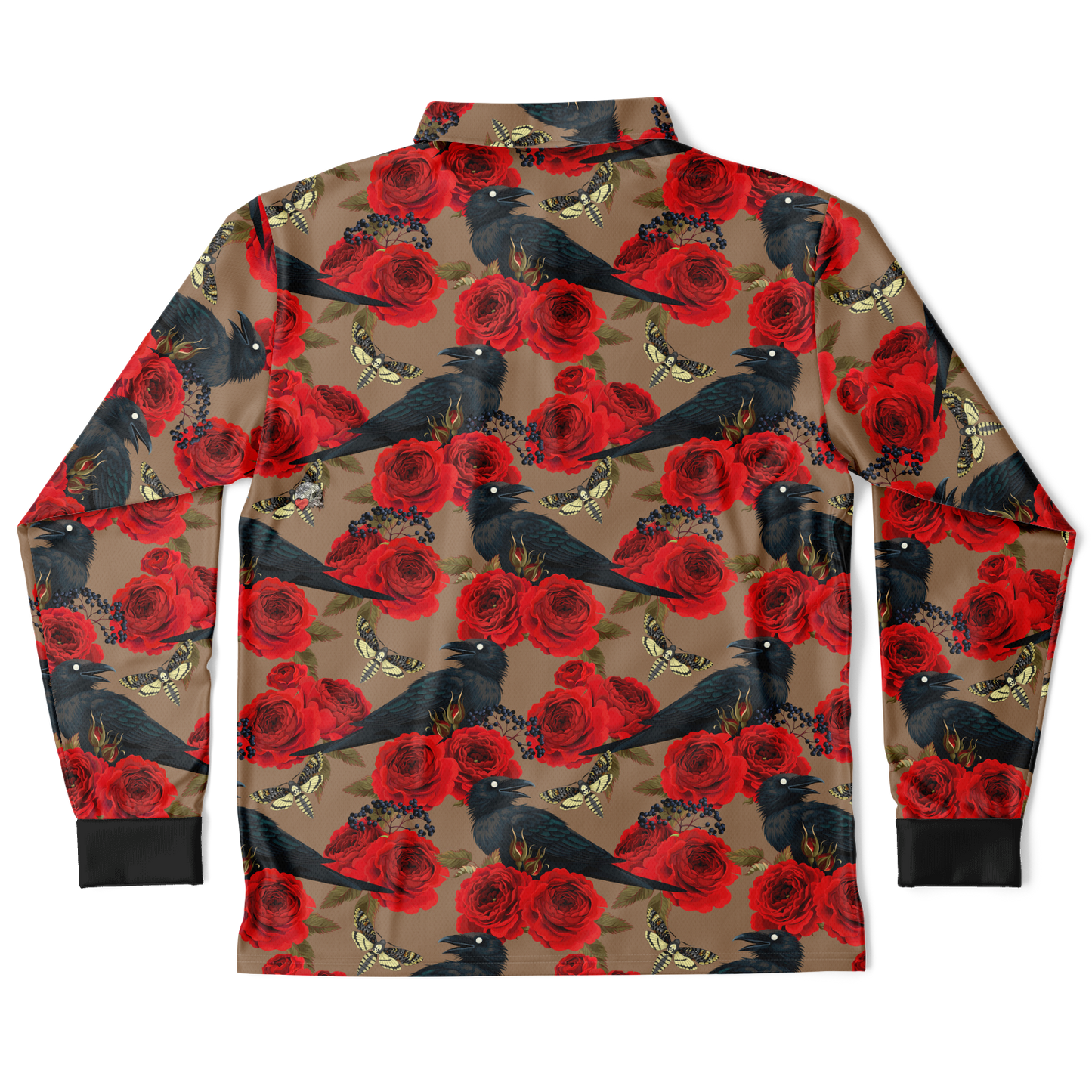 Ravens and Roses Lingio Sleeve Polo Shirt