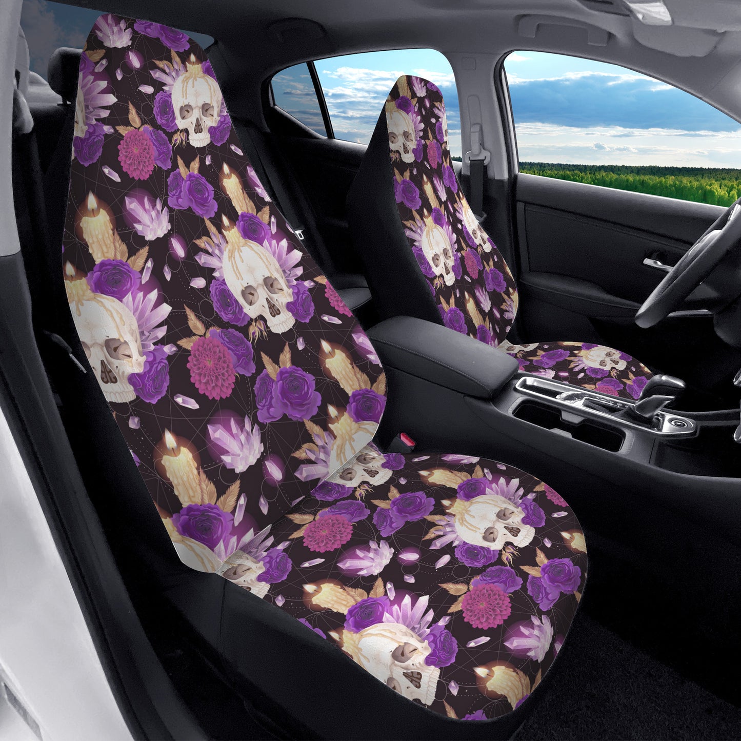 Crystals and Roses Car Seat Covers