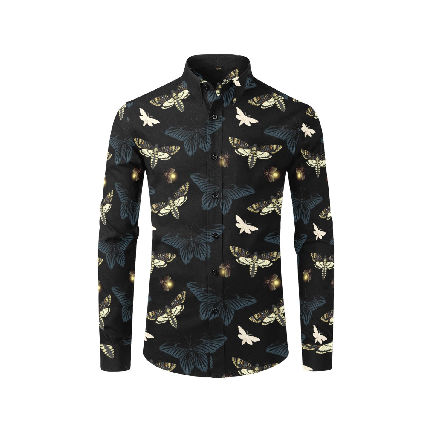 nocturnal dwellers Men's All Over Print Long Sleeve Shirt