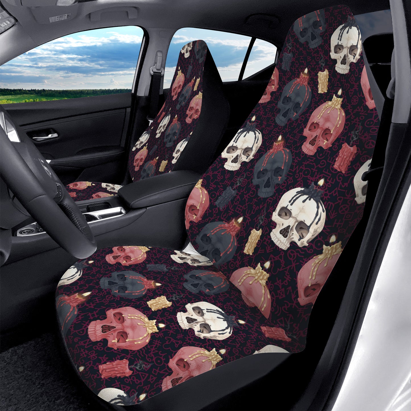 Candlelight Car Seat Covers - NeoSkull