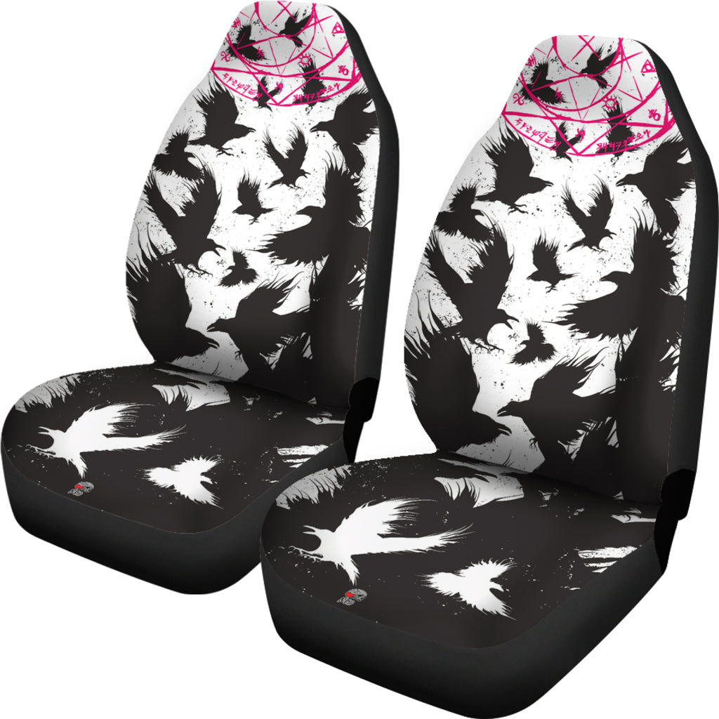 crows pentagram witch car accessories